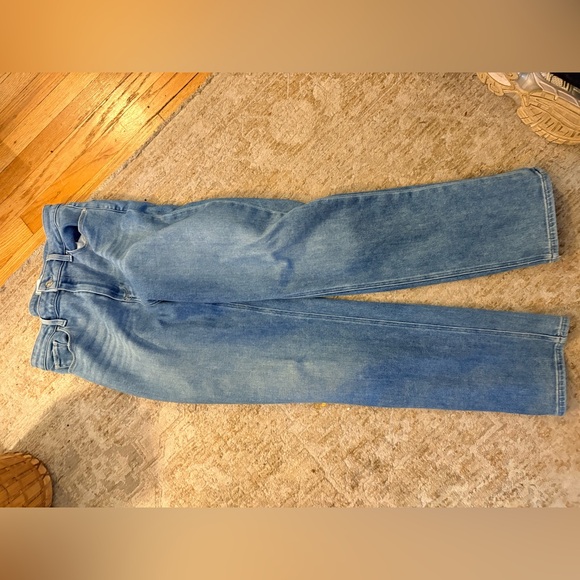 Paige Flaunt Knockout Curvy High Waist Straight Leg Jeans - Picture 4 of 5